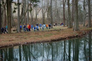 UT-Battelle Community Outreach gifts topped $2 million in 2009. Pictured here are visitors at the UT-Arbortetum, a 250-acre nature sanctuary in Oak Ridge that received a $200,000 gift from UT-Battelle last year.