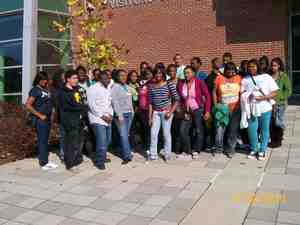 High school students from Oak Ridge and Knox County visited Oak Ridge National Laboratory recently through a program sponsored by the Knoxville Area Urban League that encourages students of color to consider pursuing careers in math, science engineering. (Photo submitted).