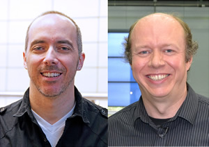 Rob McQueeney (left) has been named deputy associate laboratory director for Oak Ridge National Laboratory's Neutron Sciences Directorate. Alan Tennant (right) will be the directorate's chief scientist.