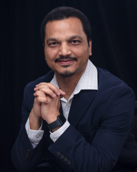 Studio portrait of Soumendra Bhanja at Oak Ridge National Laboratory.