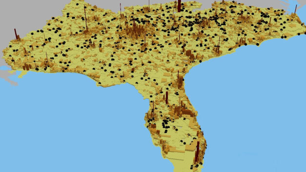 High-resolution modeling assesses impact of cities on river ecosystems