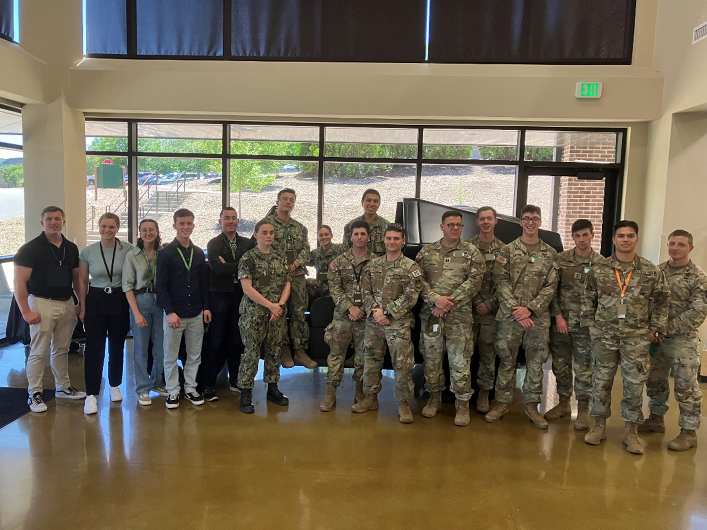 Ten future U.S. Army officers