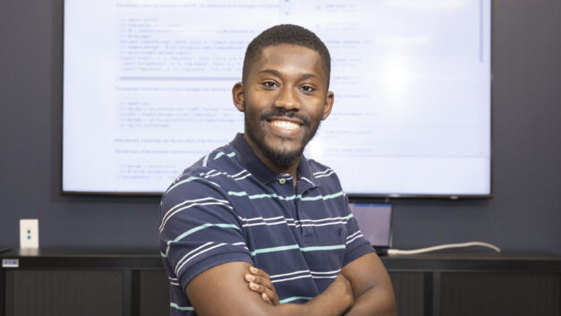 Joel Asiamah, cybersecurity technical professional, develops technical solutions to bolster resiliency of our nation’s energy control systems