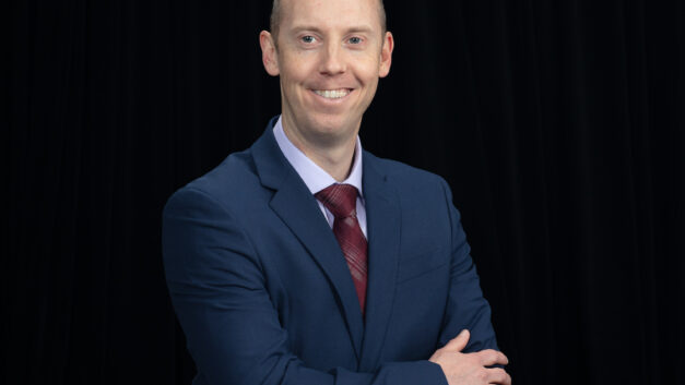 Studio portrait of David A. Cullen, Distinguished R&D Staff in Microscopy at Oak Ridge National Laboratory.
