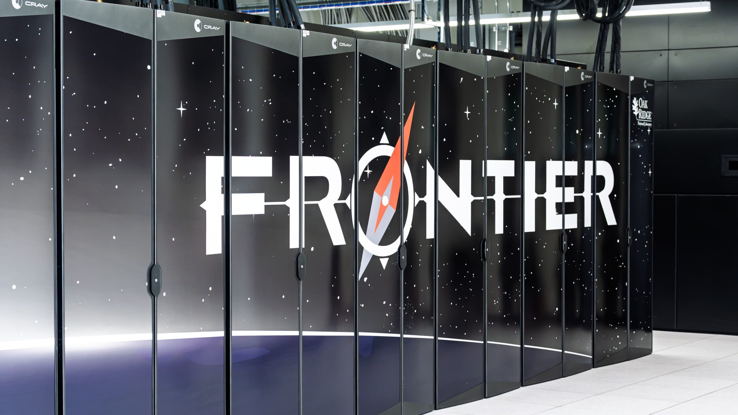 Frontier supercomputer.