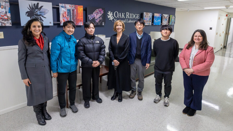 MEXT program participants from Japan meet with ORNL leadership and technical staff during a research exchange visit supporting international collaboration in high-performance computing and artificial intelligence.