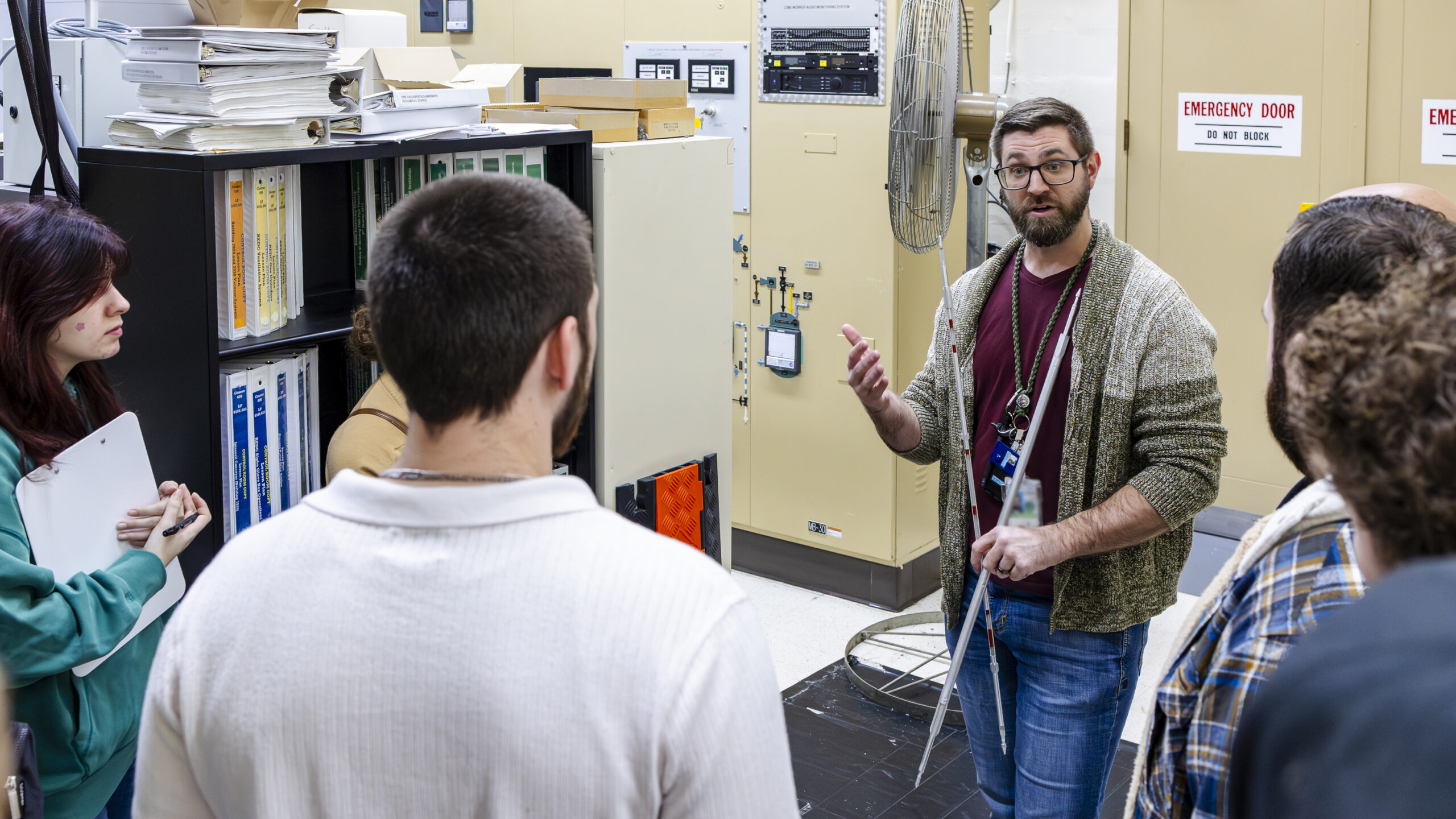 oane State nuclear technology students tour the Radiochemical Engineering Development Center (Building 7930) at Oak Ridge National Laboratory on February 26, 2026.
